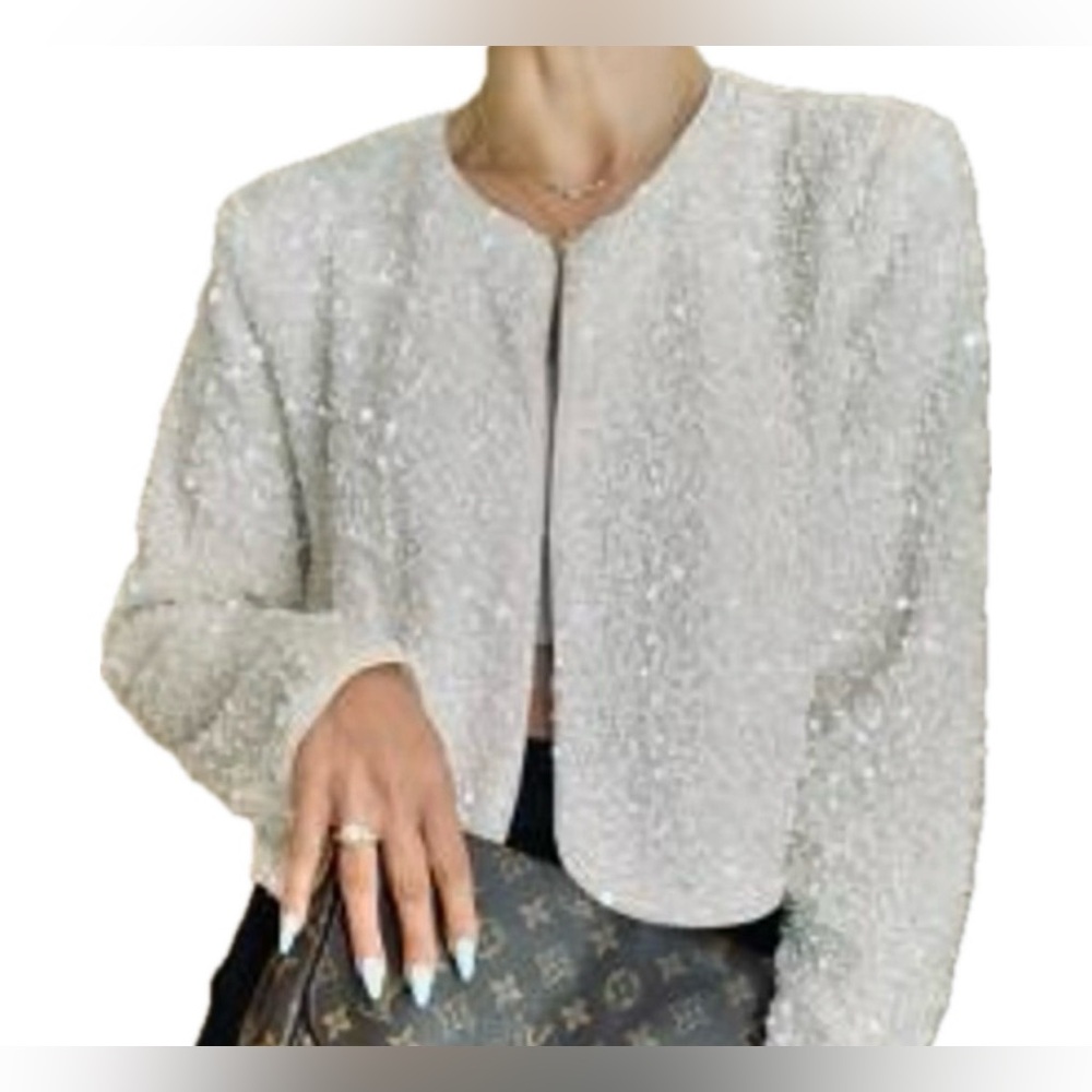 House of Harlow 1960 Sequence Jacket. Size S.